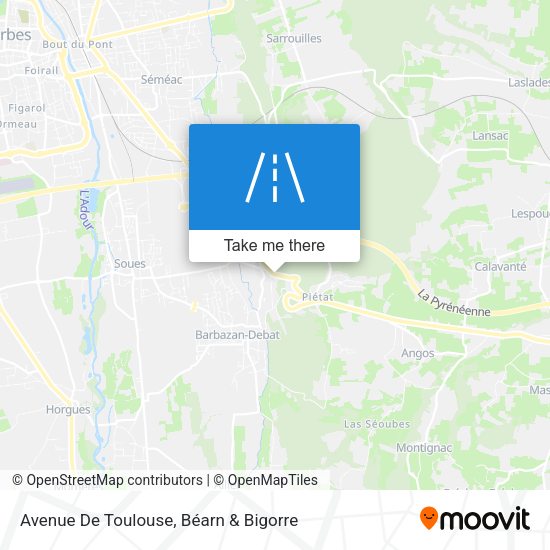 Avenue De Toulouse map
