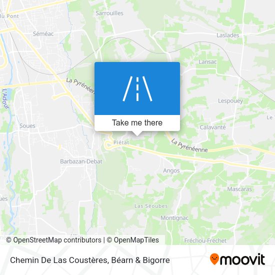 Chemin De Las Coustères map