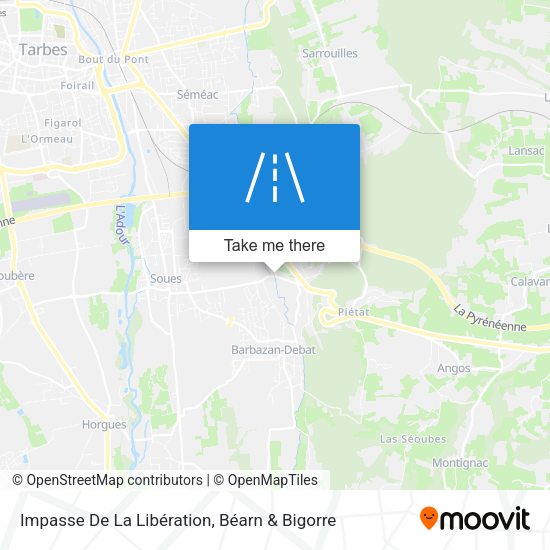 Impasse De La Libération map
