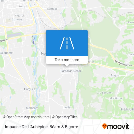 Impasse De L'Aubépine map