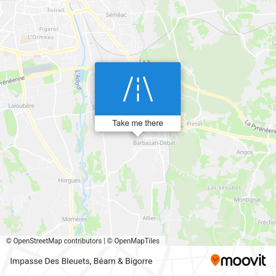 Impasse Des Bleuets map