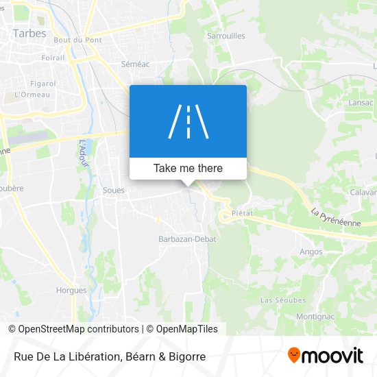 Rue De La Libération map
