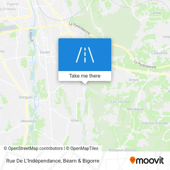 Rue De L'Indépendance map