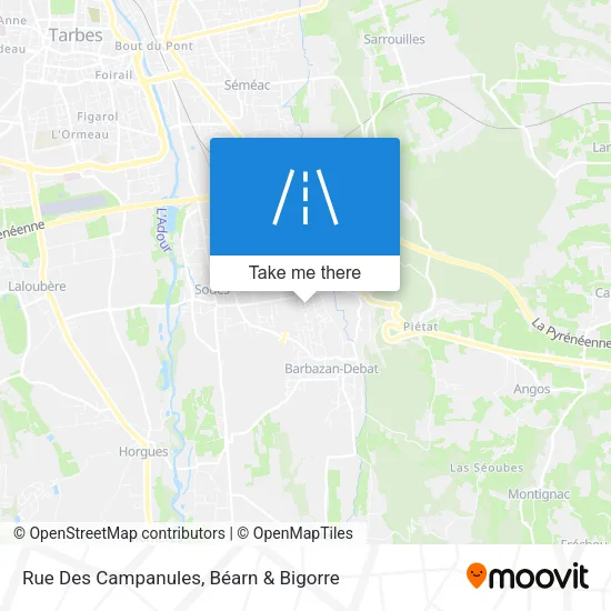 Rue Des Campanules map
