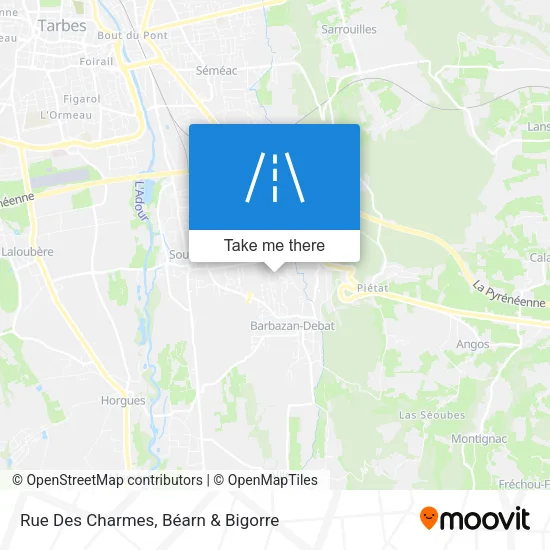 Rue Des Charmes map