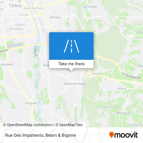 Rue Des Impatients map