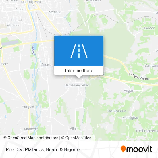Rue Des Platanes map