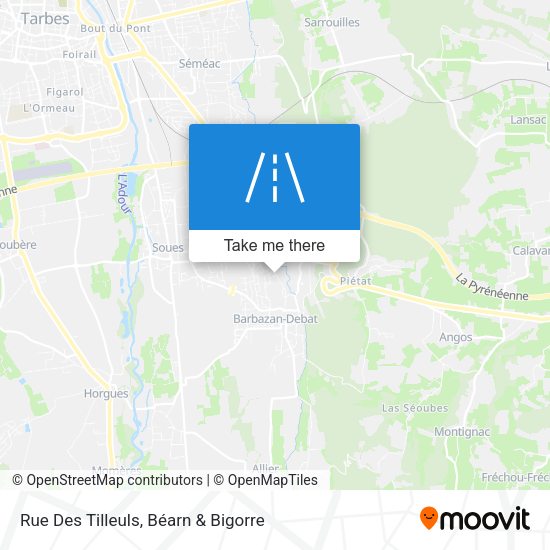 Rue Des Tilleuls map