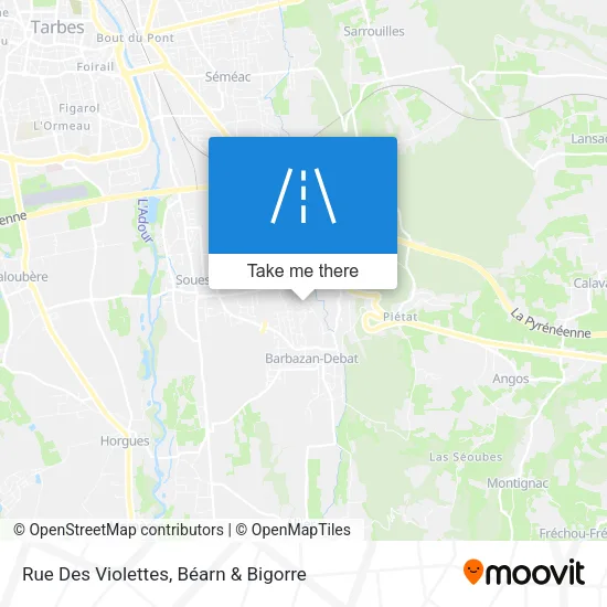 Rue Des Violettes map