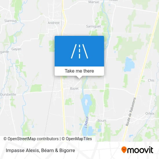 Impasse Alexis map