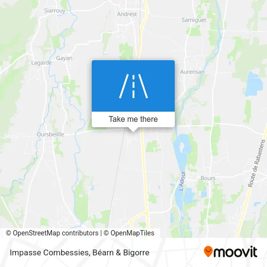 Impasse Combessies map