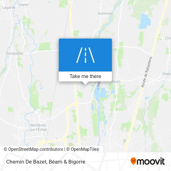 Chemin De Bazet map