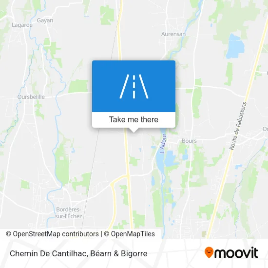 Chemin De Cantilhac map