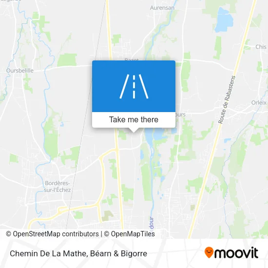 Chemin De La Mathe map