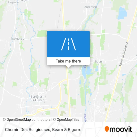 Chemin Des Religieuses map