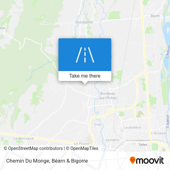 Chemin Du Monge map
