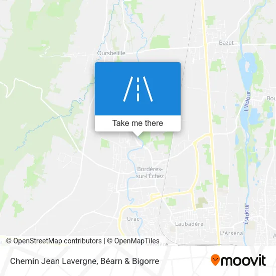 Chemin Jean Lavergne map