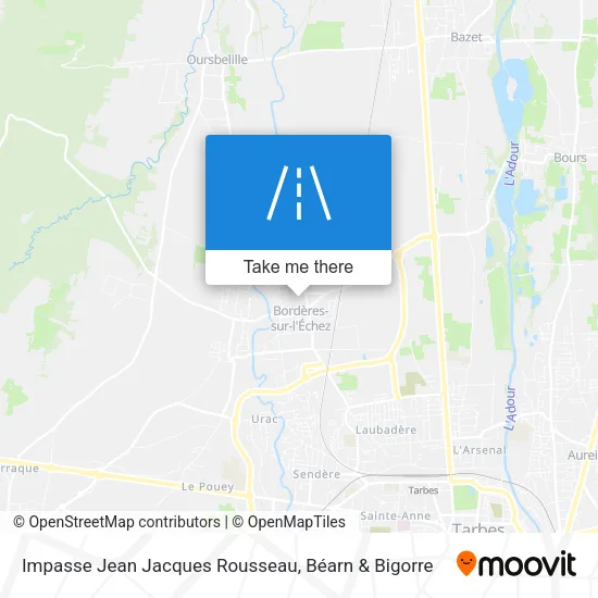Impasse Jean Jacques Rousseau map