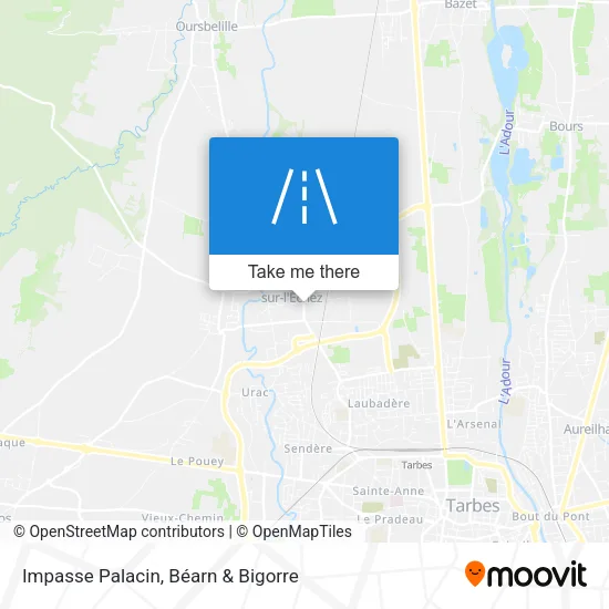 Impasse Palacin map
