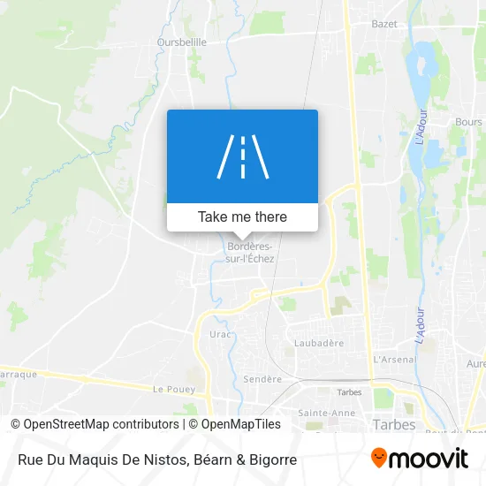 Rue Du Maquis De Nistos map