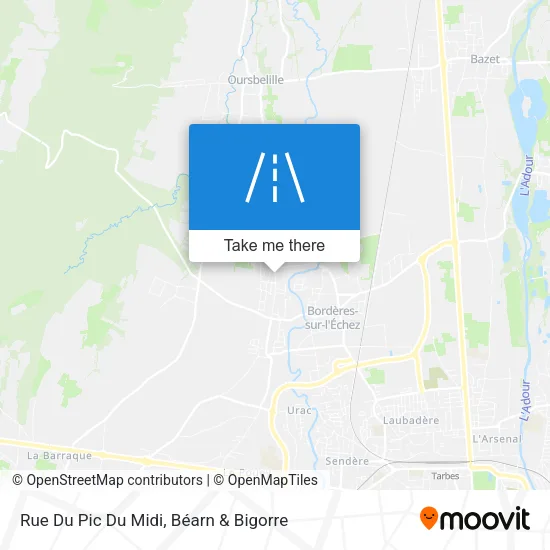Rue Du Pic Du Midi map