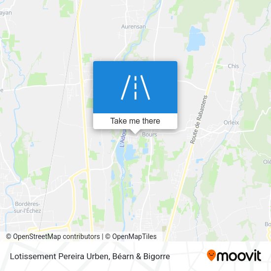 Lotissement Pereira Urben map