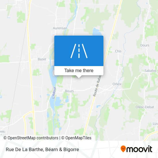 Rue De La Barthe map