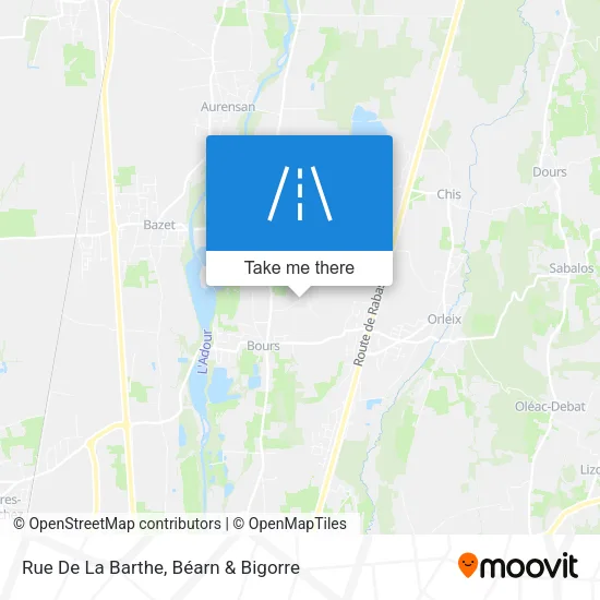 Rue De La Barthe map