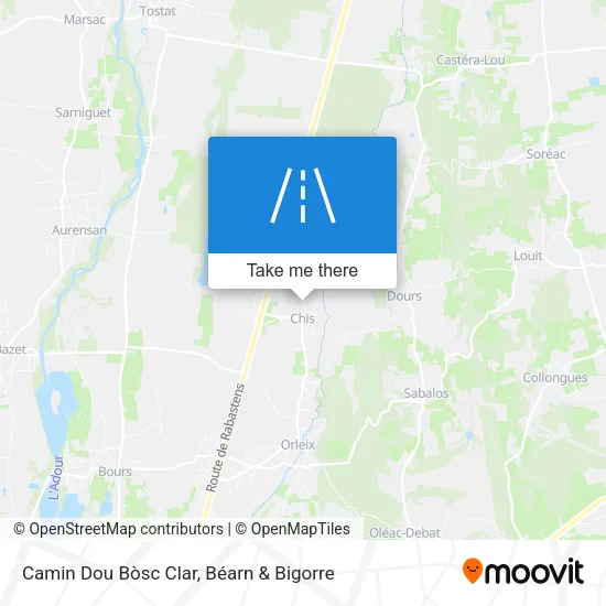 Camin Dou Bòsc Clar map