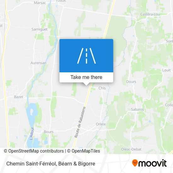 Chemin Saint-Férréol map