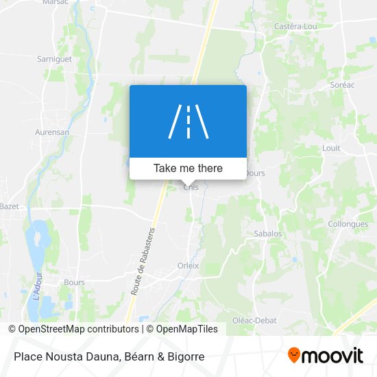 Place Nousta Dauna map