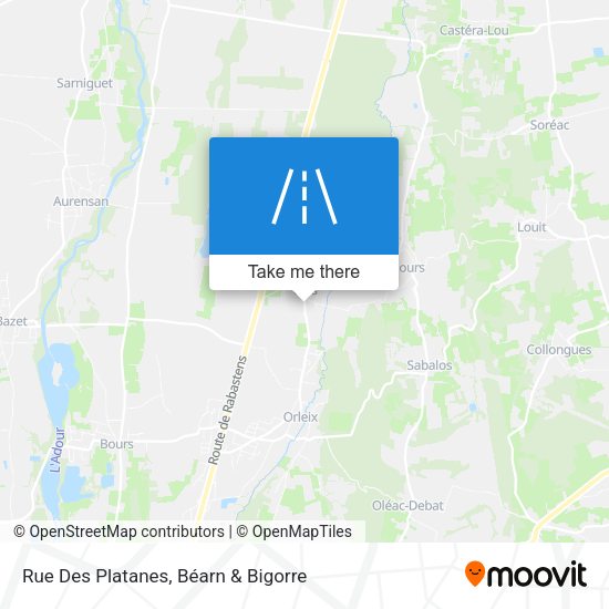 Rue Des Platanes map