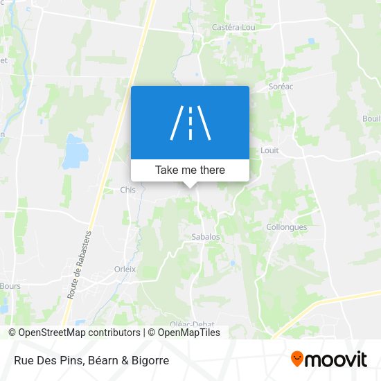 Rue Des Pins map