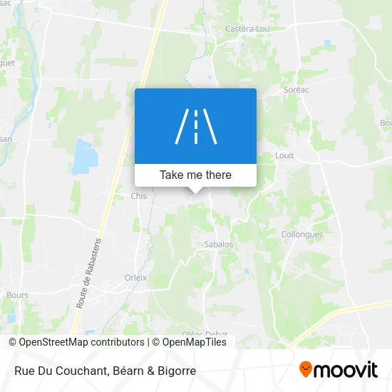 Rue Du Couchant map