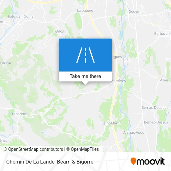 Chemin De La Lande map