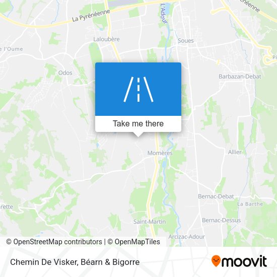 Chemin De Visker map