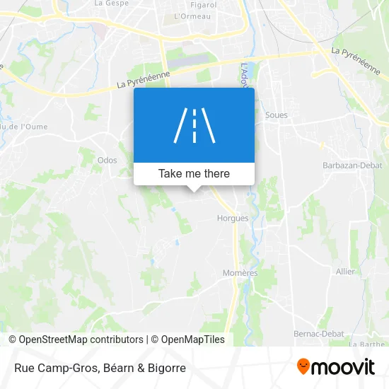 Rue Camp-Gros map