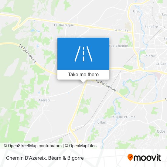 Chemin D'Azereix map