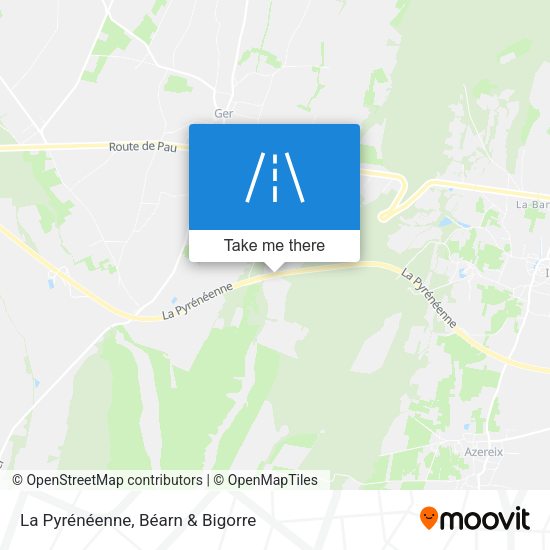 La Pyrénéenne map