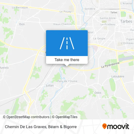 Chemin De Las Graves map