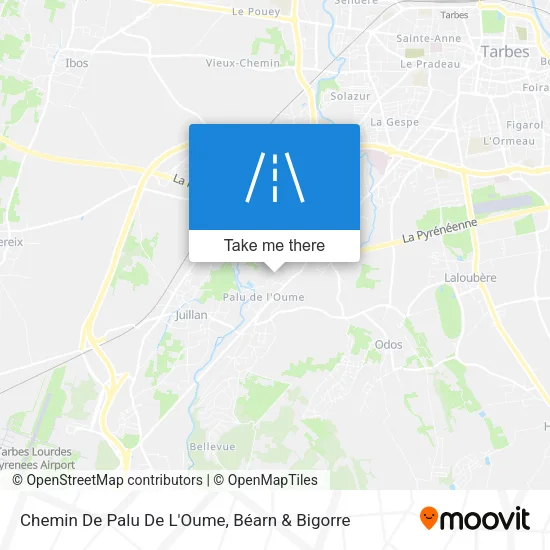 Chemin De Palu De L'Oume map