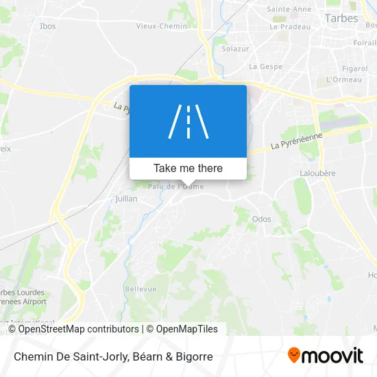 Chemin De Saint-Jorly map