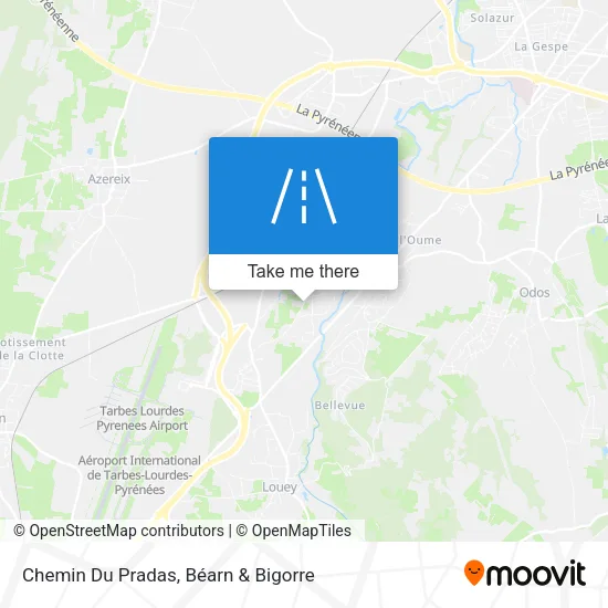 Chemin Du Pradas map