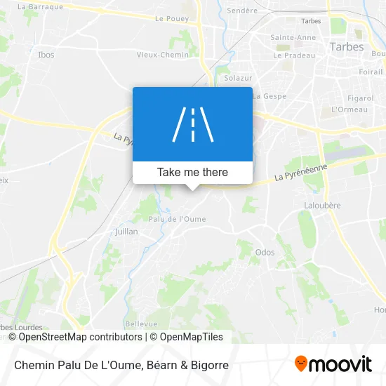Chemin Palu De L'Oume map