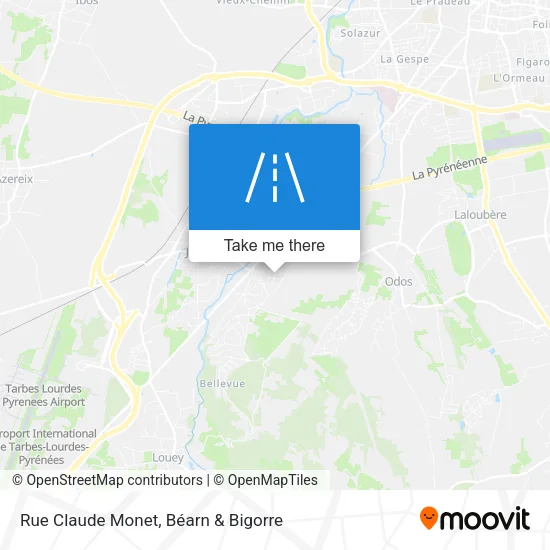 Rue Claude Monet map