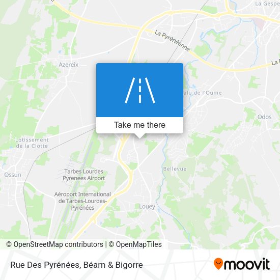 Rue Des Pyrénées map