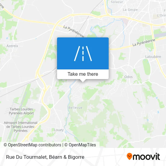 Rue Du Tourmalet map