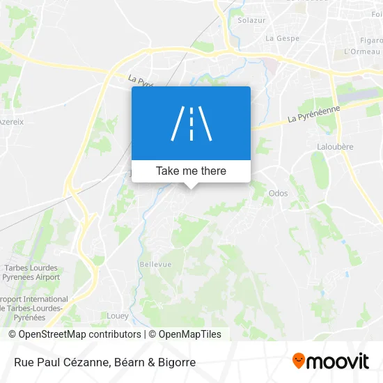 Rue Paul Cézanne map