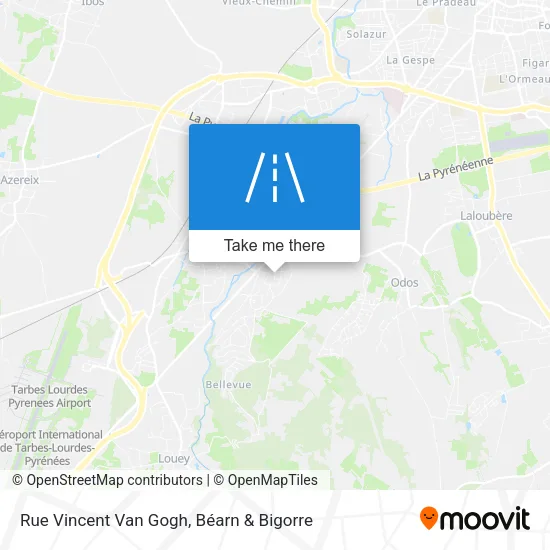 Rue Vincent Van Gogh map