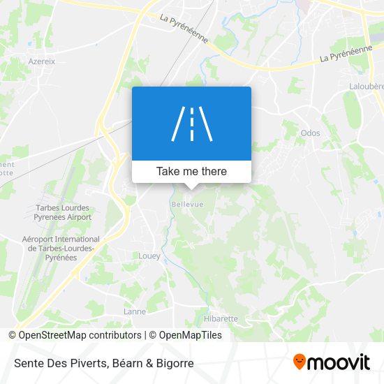 Sente Des Piverts map